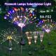 Outdoor LED Holiday Lights Copper Wires String DIY Landscape Solar Firework Light
