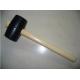 8oz rubber mallet black wooden shaft