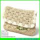 LUDA shell paper straw crochet bag two tone colored straw clutch bag