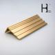 Extruded Copper Anti-slip Flooring Stair Boards for hotel Copper Alloy Brass Extrusion Profiles Manufacturer