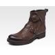 Mens Chelsea Boots Waterproof Mens Black Leather Lace Up Dress Boots