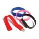 Multiple Color Wristband Flash Drive 220 X 17 X 8 Mm CE Certificated