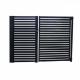 Modern Aluminium Louver Doors Retractable Sliding Anodized With Automatic System