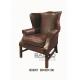 British style single leather high back sofa furniture,#XD0007