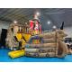 Outdoor Fireproof PVC Inflatable Castle The Pirate Ship Theme Inflatable Obstacle Course Inflatable Playground For Kids