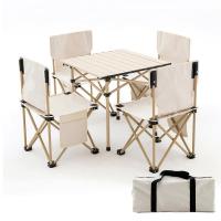 50kgs Aluminium Folding Table And Chair Set Camping Table Set With Chairs