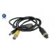 Vehicle Camera BNC RCA DC Extension Cable 4 Pin Male Aviation Plug Wire