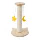 Small Cat's Entertainment Wooden Tree with SISAL Scratching Post and Interactive Toys