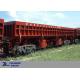 Heavy Load 80t Low Side Dump Trailer Ballast Steel Slag Tipping Wagon