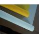Yellow / White Polyester Screen Mesh 100% Monofilament Plain Weave Type
