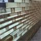 SGCC Solid Glass Brick Block Polished Edge For Wall Decration