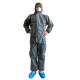 Pp Non Woven Construction Feeding Agriculture Disposable Coverall Breathable Grey Color