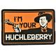 Soft Rubber Morale PVC Patch Heat Press I'M Your Huckleberry Gun