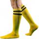 2023 Men's Striped Long Socks for Soccer and Baseball Spandex Polyester Cotton Blend