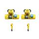 Yellow / Red Color Wire Rope Crane Hoist 0.25 To 20 Ton Cd Type For Construction