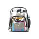 Transparent Clear PVC Business Casual Backpack Foldable For Travel