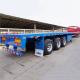 Mechanical Suspension Tri Axle 45Ft Flatbed Trailer