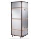 Four Layers Stainless Steel Wine Cabinet Retro Industrial Wine Cabinet