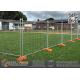 Tempoary Fencing sales Auckland with orange Plastic block | AS4687-2008