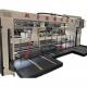 Pizza Box Making Machine with Semi-Auto Double Piece Stitcher Or Stitching Function