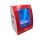 Universal Red Curved Alarmed Wall Mount AED Cabinet For Illumination