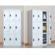 Swing 9 Door Metal Office Lockers Furniture Steel Storage Cabinet