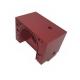 Aluminum Custom Machined Parts Red Anodized CNC Machining Milling Drilling