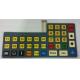 Polyester Silk Printed Tactile Flexibile Membrane Switch Keyboard For Mobile Phone