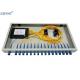 Electrostatic Painting 19 1U Fiber Optic Splitter SC FC PLC Splitter Cassette