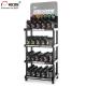 4-Layer Engine Oil Metal Display Racks Automotive Products Motor Oil Display Shelf