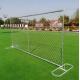 1.8m Galvanized Chain Link Temporary Fence Panel Quick Connect Clamps Anti Climb Mesh For Construction Sites
