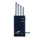 4 Channels 2w 4G 3G DCS GSM Black Portable Mobile Signal Jammer Blocker Isolator With Fan/DIP/Leather Case/Car Charger