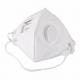 Nonwoven Foldable FFP2 Mask Half Face Vertical Fold Flat With Elastic Earloop