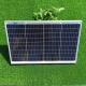 Glass Laminated PV Polycrystalline Solar Panel 18V 40W Aluminium Alloy Frame