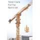 N6515-8A 45.5m 8T Flat Top Tower Cranes For Building Skyscrapers