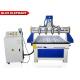 High Precision Multi - Head CNC Router 4 Axis Cutting Machine For Wood Door