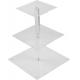 plastic acrylic cake display stand wedding party cupcake tower decoration cake tools 4mm thick