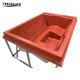 customizable spacious 6-person party spa mold with classic design rectangular fiberglass FRP spa pool mould bathtub moul
