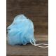 Loofah-Bath-Sponge Lace-Mesh-Set 2-Scrubs-in-1 by Shower Bouquet: Large Full 60g Pouf (4 Pack Spa Colors) Body Luffa