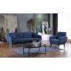 Cara furniture manufacture antifouling Stain Resistant fabric new blue sofa sets bed with storage