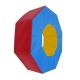 Octagon Shape Indoor Soft Play Toys Preschool Game Octagon Doughnut Mat