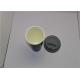 Heat Sensitive Starbucks Ceramic Travel Mug , Color Changing Mugs With Silicone Lid