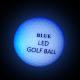 blue led golf ball &flashing ball