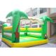 Mini Green Color Inflatable Bouncer , Palm Tree Bouncer For Outdoor Playing