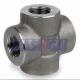ASTM A403 WP304 ASME B16.11 Forged SW High Pressure Stainless Steel Socket Welding Cross
