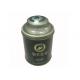 Special Lid Round Tin Box Canister 85cm Diameter For Coffee Sugar Tea Packing