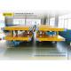 Easy Operated Heavy Duty Plant Trailer / Material Handling Carts Towing Control