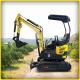 2 Ton Mini Crawler Excavator Digging Machines  For Building / Construction