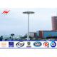 45M S355JR Steel Tubular Pole / High Mast Light Pole For Football Stadium