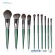 10PCS OEM Wooden Handle Makeup Brushes For Smudge